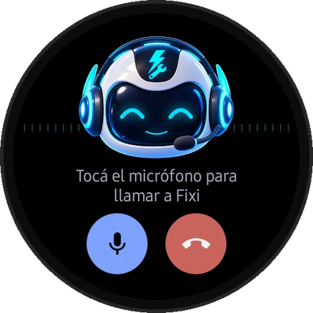Fixi en un reloj con Wear OS